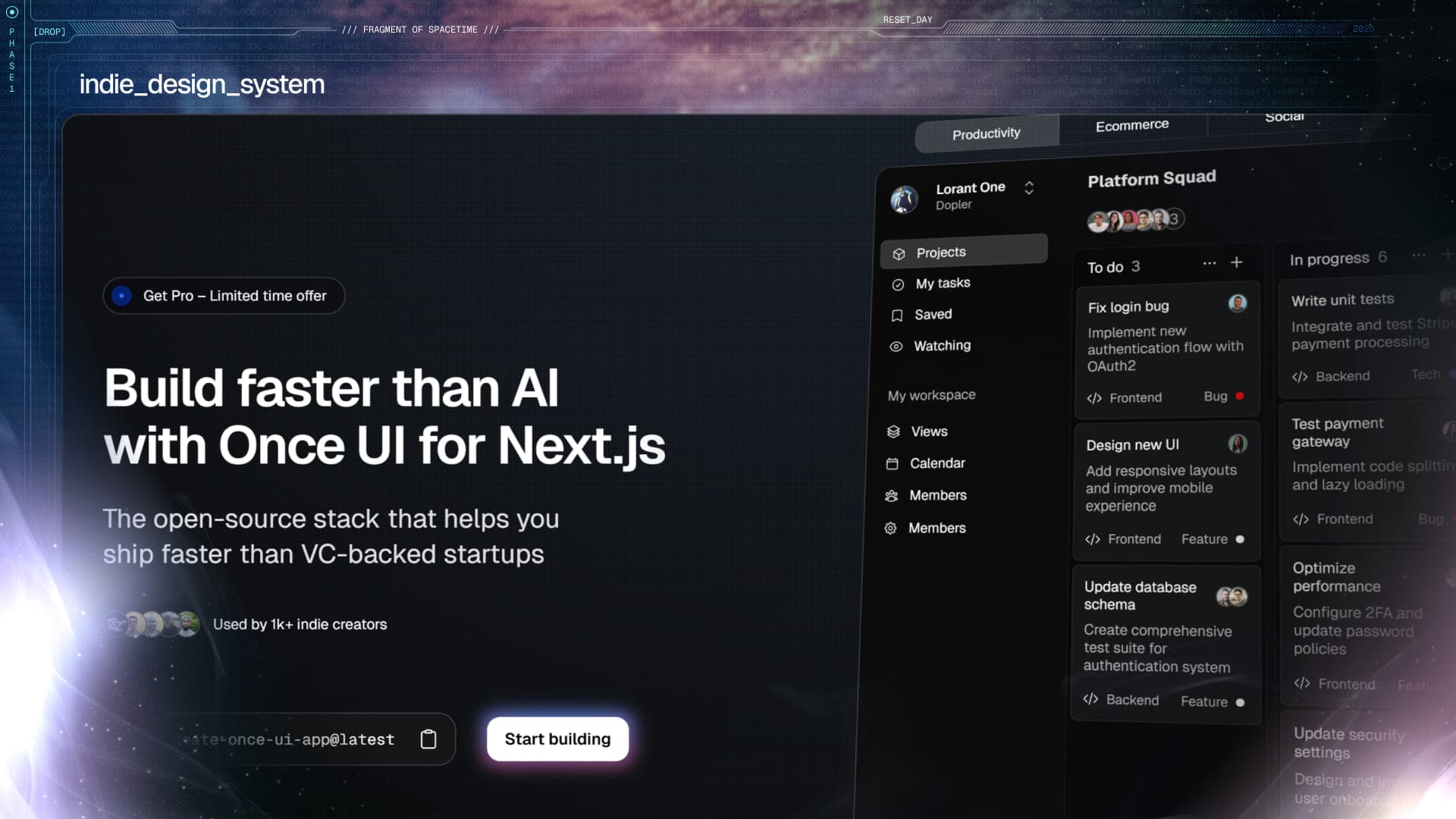 Once UI for Next.js